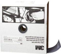 3M - 1-1/2" x 50 Yd 180 Grit Aluminum Oxide Cloth Roll - Very Fine Grade, J Weighted Backing - Americas Industrial Supply