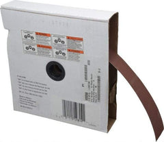 3M - 1-1/2" x 50 Yd 400 Grit Aluminum Oxide Cloth Roll - Extra Fine Grade, J Weighted Backing - Americas Industrial Supply