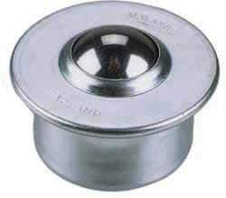 SKF - Round, Stainless Steel Ball Transfer - 9.8mm Mount Height, 198 Lb. Capacity - Americas Industrial Supply