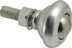 SKF - Round, Carbon Steel Ball Transfer - 24.6mm Mount Height, 55 Lb. Capacity - Americas Industrial Supply