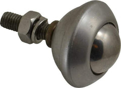 SKF - Round, Stainless Steel Ball Transfer - 32.5mm Mount Height, 121 Lb. Capacity - Americas Industrial Supply