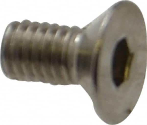 Value Collection - M3x0.50 Metric Coarse Hex Socket Drive, 90° Flat Screw - Grade 18-8 & Austenitic A2 Stainless Steel, Uncoated, Fully Threaded, 6mm OAL - Americas Industrial Supply