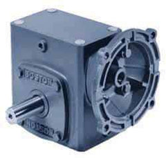 Boston Gear - 1-3/4 Centerline Distance, 15:1, 117 RPM Output,, Speed Reducer - Single Shaft Left, 56C NEMA - Americas Industrial Supply