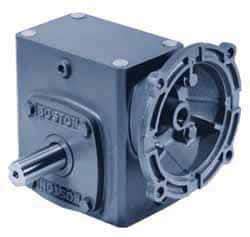 Boston Gear - 1.54 Centerline Distance, 5:1, 350 RPM Output,, Speed Reducer - Single Shaft Left, 140TC NEMA - Americas Industrial Supply