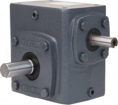 Boston Gear - 2.38 Centerline Distance, 15:1, 117 RPM Output, 2.34 Input Horsepower, 1,159 Lbs. Max Torque, Speed Reducer - Single Shaft Left - Americas Industrial Supply