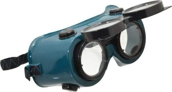PRO-SAFE - Size Universal, Green Welding Goggles - Green Frame - Americas Industrial Supply
