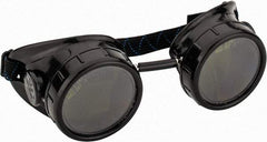PRO-SAFE - Size Universal, Green Welding Goggles - Black Frame - Americas Industrial Supply