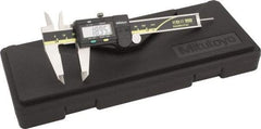 Mitutoyo - 0 to 100mm Range, 0.01mm Resolution, Electronic Caliper - Stainless Steel with 40mm Stainless Steel Jaws, 0.03mm Accuracy, SPC Output - Americas Industrial Supply