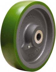 Hamilton - 10 Inch Diameter x 2-1/2 Inch Wide, Polyurethane on Cast Iron Caster Wheel - 2,500 Lb. Capacity, 3-1/4 Inch Hub Length, 1-1/4 Inch Axle Diameter, Straight Roller Bearing - Americas Industrial Supply