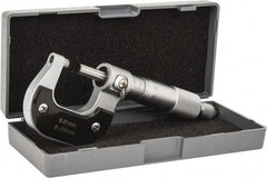 Value Collection - 0 to 25mm Range, 0.01mm Graduation, Mechanical Outside Micrometer - Ratchet Stop Thimble - Americas Industrial Supply