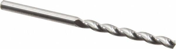 M.A. Ford - #27 150° Solid Carbide Jobber Drill - Bright Finish, Right Hand Cut, Parabolic Flute, Straight Shank, 2-1/2" OAL, Standard Point - Americas Industrial Supply