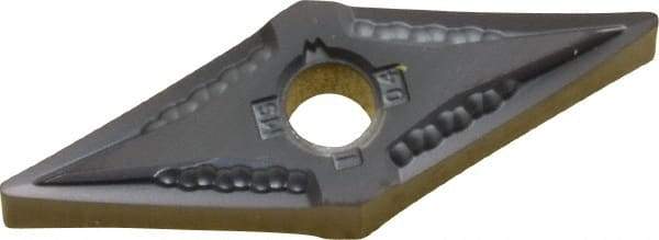 Kennametal - VNMG331 MS Grade KC5025 Carbide Turning Insert - TiAlN Finish, 35° Diamond, 3/8" Inscr Circle, 3/16" Thick, 1/64" Corner Radius - Americas Industrial Supply