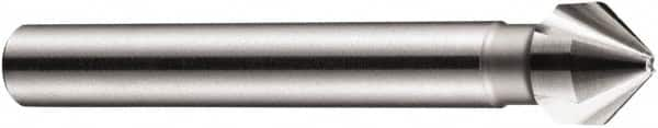 DORMER - 10mm Shank Diam, 3 Flute 90° High Speed Steel Countersink - Americas Industrial Supply