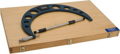 Fowler - 13 to 14" Range, 0.001" Graduation, Mechanical Outside Micrometer - Ratchet Stop Thimble, Accurate to 0.011" - Americas Industrial Supply