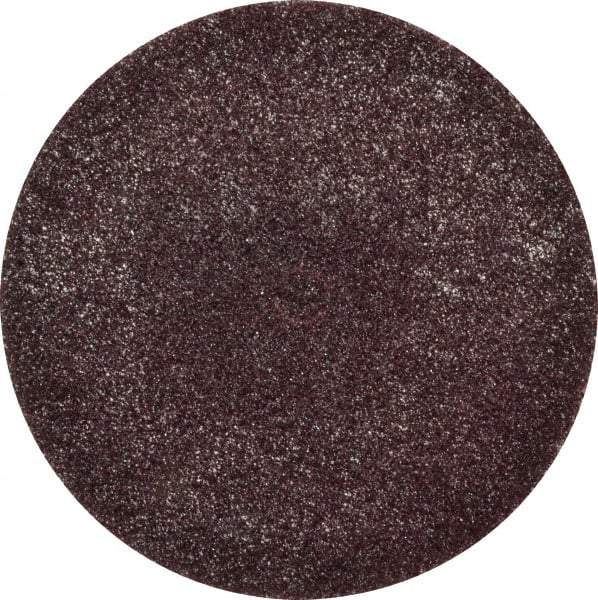 3M - 6" Medium Grade Aluminum Oxide Deburring Disc - 1/2" Center Hole, Arbor Connection, Maroon, 4,000 Max RPM - Americas Industrial Supply
