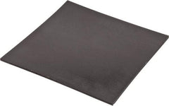 Made in USA - 12" Long, 12" Wide, 1/4" Thick, Neoprene Rubber Foam Sheet - 35 to 45 Durometer, Black, -20 to 220°F, 800 psi Tensile Strength, Stock Length - Americas Industrial Supply