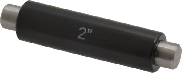 SPI - 2 Inch Long, Accuracy Up to 0.0001 Inch, Flat End Micrometer Calibration Standard - Use with Micrometers, Includes Heat Insulating Handle - Americas Industrial Supply