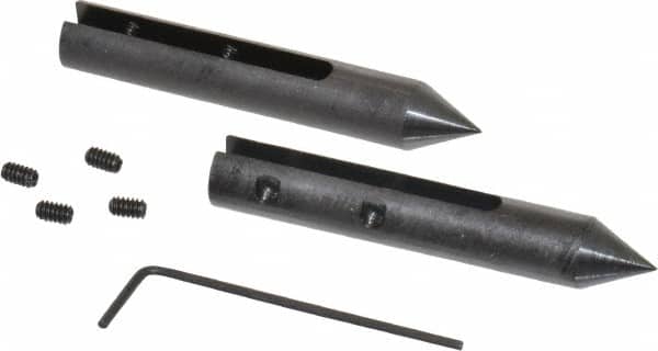 SPI - 2-3/16" OAL, Caliper Centerline Gage Attachment - 1 Piece, 0.141" Slot Width, For Use with 4, 6 & 8" Dial & Vernier Calipers - Americas Industrial Supply