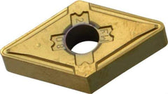 Kennametal - DNMG432 FW Grade KT315 Cermet Turning Insert - TiN/TiCN/TiN Finish, 55° Diamond, 1/2" Inscr Circle, 3/16" Thick, 1/32" Corner Radius - Americas Industrial Supply