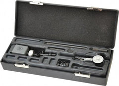 TESA Brown & Sharpe - 0.0005" Graduation, 0.03" Max Meas, 0-15-0 Dial Reading, Dial Indicator & Base Kit - 1-1/4" Base Length x 1-1/4" Base Width x 1-3/4" Base Height, 1" Dial Diam - Americas Industrial Supply