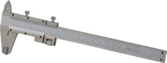 Value Collection - 0 to 6" Stainless Steel Vernier Caliper - 0.05mm Graduation, 1.5748" Jaw Depth, 0.0012" Accuracy, Includes Depth, Inside Diameter, Outside Diameter, Step - Americas Industrial Supply