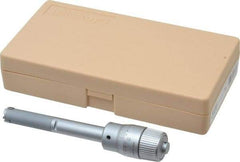 Mitutoyo - 0.5 to 0.65", Mechanical Inside Hole Micrometer - 0.0002" Graduation, 0.0001" Accuracy, Ratchet Stop Thimble - Americas Industrial Supply