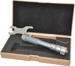Mitutoyo - 1 to 1.2", Mechanical Inside Hole Micrometer - 0.0002" Graduation, 0.00015" Accuracy, Ratchet Stop Thimble - Americas Industrial Supply