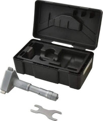 Mitutoyo - 3-1/2 to 4", Mechanical Inside Hole Micrometer - 0.0002" Graduation, 0.00015" Accuracy, Ratchet Stop Thimble - Americas Industrial Supply