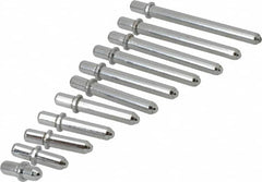 Value Collection - 11 Piece, 2 to 6 Inch Measurement Range, Bore Gage Anvil Set - For Use with Dial Bore Gages - Americas Industrial Supply