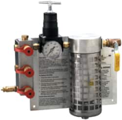 3M - 50 CFM Panel Mount SAR Filter & Regulator Panel - 3 Respirator Outlets - Americas Industrial Supply