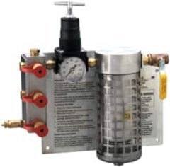 3M - 50 CFM Panel Mount SAR Filter & Regulator Panel - 3 Respirator Outlets - Americas Industrial Supply