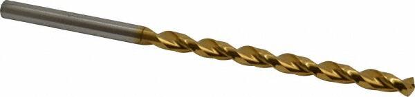 Cleveland - 19/64" 135° Parabolic Flute Cobalt Taper Length Drill Bit - Americas Industrial Supply