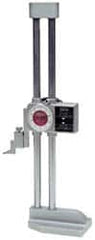 Mitutoyo - 12" Dial Height Gage - 0.001" Graduation, Accurate to 0.0015", Dial and Counter Display - Americas Industrial Supply