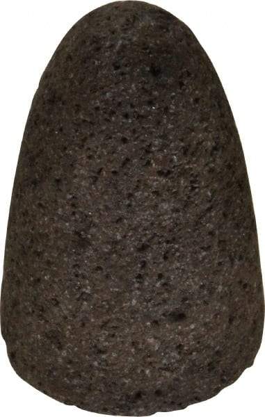 Norton - Type 16, 2" Max Diam, 3" Head Thickness, 20 Grit Cone - Zirconia Alumina, Very Coarse Grade, 5/8-11 Shank Thread - Americas Industrial Supply