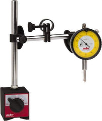 Value Collection - 0.001" Graduation, 0-100 Dial Reading, Indicator & Base Kit - C Holder, 0.001 Inch Graduation, Includes Dial Indicator, Magnetic Base - Americas Industrial Supply