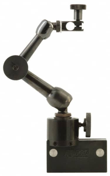 Noga - 0.001" Graduation, 0-100 Dial Reading, Indicator & Base Kit - 1.2" Base Length x 1.2" Base Width x 1" Base Height, 2-9/32" Dial Diam - Americas Industrial Supply