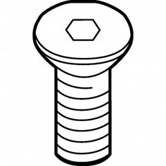 Kennametal - Torx Cap Screw for Indexable Face/Shell Mills - M4x0.7 Thread, For Use with Shims - Americas Industrial Supply