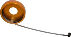 Made in USA - 0.001 Inch Graduation, 24 to 36 Inch Measurement, Spring Steel Diameter Tape Measure - 1/2 Inch Wide, 0.01 Inch Thick - Americas Industrial Supply