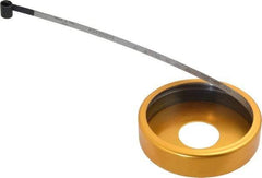 Made in USA - 0.001 Inch Graduation, 36 to 48 Inch Measurement, Spring Steel Diameter Tape Measure - 1/2 Inch Wide, 0.01 Inch Thick - Americas Industrial Supply
