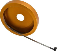 Made in USA - 0.001 Inch Graduation, 72 to 84 Inch Measurement, Spring Steel Diameter Tape Measure - 1/2 Inch Wide, 0.01 Inch Thick - Americas Industrial Supply
