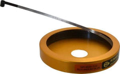 Made in USA - 0.001 Inch Graduation, 120 to 132 Inch Measurement, Spring Steel Diameter Tape Measure - 1/2 Inch Wide, 0.01 Inch Thick - Americas Industrial Supply