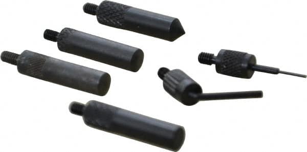 SPI - Steel, Ball, Conical, Flat Test Indicator Contact Point - 0.312, 0.821, 0.825, 0.875, 0.895" Contact Point Length, Use with Dial Test Indicator Gages - Americas Industrial Supply