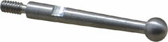 SPI - 1/8" Ball Diam, Steel, Ball Test Indicator Contact Point - 3/4" Contact Point Length, Use with Teclock Test Indicators - Americas Industrial Supply