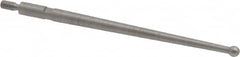 SPI - 0.078" Ball Diam, Steel, Ball Test Indicator Contact Point - 1-1/2" Contact Point Length, Use with Peacock Test Indicators - Americas Industrial Supply