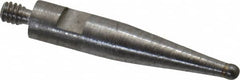 SPI - 0.04" Ball Diam, Carbide, Ball Test Indicator Contact Point - 1/2" Contact Point Length, Use with Brown & Sharpe Test Indicators - Americas Industrial Supply