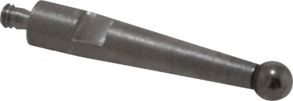SPI - 0.08" Ball Diam, Carbide, Ball Test Indicator Contact Point - 1/2" Contact Point Length, Use with Brown & Sharpe Test Indicators - Americas Industrial Supply
