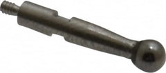 SPI - 0.12" Ball Diam, Carbide, Ball Test Indicator Contact Point - 1/2" Contact Point Length, Use with Brown & Sharpe Test Indicators - Americas Industrial Supply