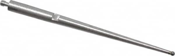 SPI - 0.04" Ball Diam, Carbide, Ball Test Indicator Contact Point - 1.437" Contact Point Length, Use with Brown & Sharpe Test Indicators - Americas Industrial Supply