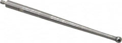 SPI - 0.08" Ball Diam, Carbide, Ball Test Indicator Contact Point - 1.737" Contact Point Length, Use with Brown & Sharpe Test Indicators - Americas Industrial Supply
