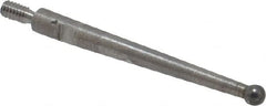 SPI - 0.08" Ball Diam, Carbide, Ball Test Indicator Contact Point - 1" Contact Point Length, Use with Mitutoyo Test Indicators - Americas Industrial Supply